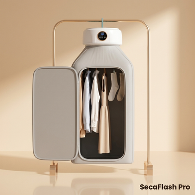 SecaFlash Pro — Secadora Portátil con Luz UV, Seca tu Ropa en Minutos